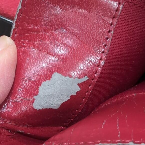 Hot In Hollywood Red Suede Heeled Boots Sz 11 - Picture 10 of 13